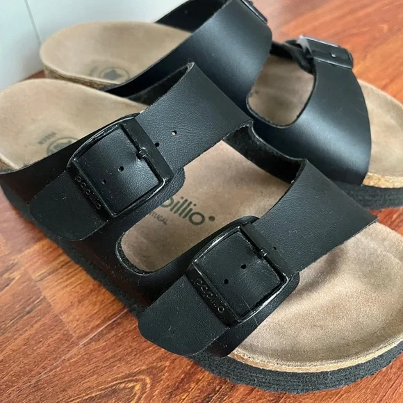 Birkenstock Papillio Arizona Vegan Platform Slide Sandals - Picture 3 of 6